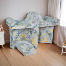 Load image into Gallery viewer, 2024 Newest Kids Couch Sofa, 6 Pcs Modular Toddler Couch, Dinosaur Yellow HLD079