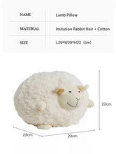 Load image into Gallery viewer, Nordic Cute Lamb Throw Pillow Living Room Pillow Girl Bedroom Headboard Plush Doll
