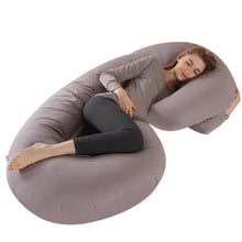 Load image into Gallery viewer, Pregnant woman pillow C-shaped waist support pillow sleeping side pillow Pregnant woman body pillow pillow lactation pillow