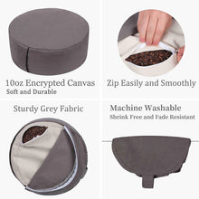 Load image into Gallery viewer, Factory Custom&Dropshipping Moon Shaped Round Waterproof Soul Buckwheat Meditation Cushion Floor Pillow