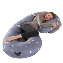 Load image into Gallery viewer, Pregnant woman pillow C-shaped waist support pillow sleeping side pillow Pregnant woman body pillow pillow lactation pillow