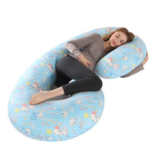 Load image into Gallery viewer, Pregnant woman pillow C-shaped waist support pillow sleeping side pillow Pregnant woman body pillow pillow lactation pillow