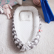 Load image into Gallery viewer, Baby Sleeping Nest Bed100% Soft Cotton Newborn Lounger Portable Crib Suitable Baby nest