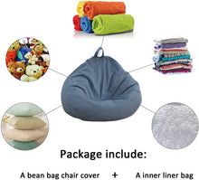 Load image into Gallery viewer, Teardrop beanbags Chair Cover