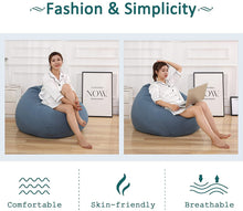 Load image into Gallery viewer, Teardrop beanbags Chair Cover