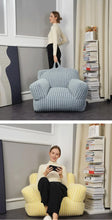 Load image into Gallery viewer, Dropshipping Moon velvet Bean Bag Chair Cover No Filler Floor Beanbag Sac Pouf Ottoman Single Sofa Customizable
