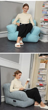 Load image into Gallery viewer, Dropshipping Moon velvet Bean Bag Chair Cover No Filler Floor Beanbag Sac Pouf Ottoman Single Sofa Customizable
