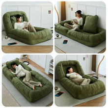 Load image into Gallery viewer, Factory Custom&amp;Dropshipping Can Lie and Sleep Folding Bedroom Sofa Bed Dual Use Double Reclining Chair
