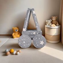 Load image into Gallery viewer, 8 PCS Play Couch Sofa for Kids Medium Size, Grey Star HLD072
