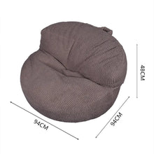 Load image into Gallery viewer, Velvet New Half Moon Solid Color Sofa Light Luxury Lazy Sofa (No Filler)

