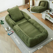 Load image into Gallery viewer, Factory Custom&amp;Dropshipping Can Lie and Sleep Folding Bedroom Sofa Bed Dual Use Double Reclining Chair
