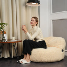 Load image into Gallery viewer, Velvet New Half Moon Solid Color Sofa Light Luxury Lazy Sofa (No Filler)
