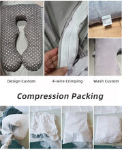 Load image into Gallery viewer, Pregnant woman pillow C-shaped waist support pillow sleeping side pillow Pregnant woman body pillow pillow lactation pillow
