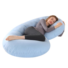 Load image into Gallery viewer, Pregnant woman pillow C-shaped waist support pillow sleeping side pillow Pregnant woman body pillow pillow lactation pillow
