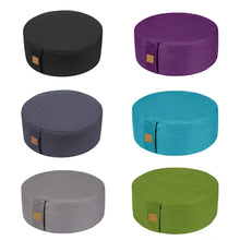 Load image into Gallery viewer, Factory Custom&amp;Dropshipping Moon Shaped Round Waterproof Soul Buckwheat Meditation Cushion Floor Pillow
