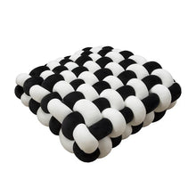 Load image into Gallery viewer, Factory Custom&amp;Dropshipping Luxury Floor Cushion Pillow Wholesale Woven Braided Chair Cushion

