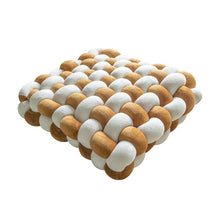 Load image into Gallery viewer, Factory Custom&amp;Dropshipping Luxury Floor Cushion Pillow Wholesale Woven Braided Chair Cushion
