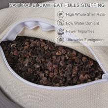 Load image into Gallery viewer, Factory Custom&amp;Dropshipping Moon Shaped Round Waterproof Soul Buckwheat Meditation Cushion Floor Pillow
