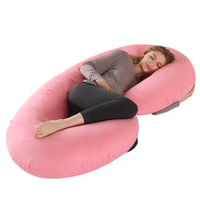 Load image into Gallery viewer, Pregnant woman pillow C-shaped waist support pillow sleeping side pillow Pregnant woman body pillow pillow lactation pillow
