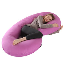 Load image into Gallery viewer, Pregnant woman pillow C-shaped waist support pillow sleeping side pillow Pregnant woman body pillow pillow lactation pillow
