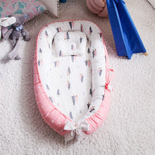 Load image into Gallery viewer, Baby Sleeping Nest Bed100% Soft Cotton Newborn Lounger Portable Crib Suitable Baby nest

