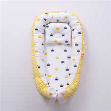 Load image into Gallery viewer, Baby Sleeping Nest Bed100% Soft Cotton Newborn Lounger Portable Crib Suitable Baby nest
