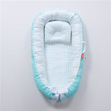 Load image into Gallery viewer, Baby Sleeping Nest Bed100% Soft Cotton Newborn Lounger Portable Crib Suitable Baby nest
