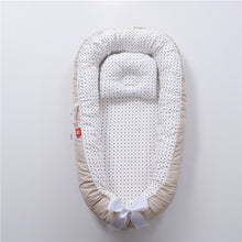 Load image into Gallery viewer, Baby Sleeping Nest Bed100% Soft Cotton Newborn Lounger Portable Crib Suitable Baby nest
