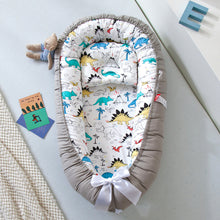 Load image into Gallery viewer, Baby Sleeping Nest Bed100% Soft Cotton Newborn Lounger Portable Crib Suitable Baby nest
