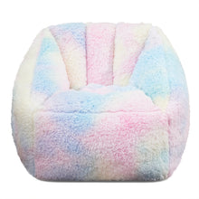Load image into Gallery viewer, Tie-dyed kids sofa, Fluffy Toddler Chair
