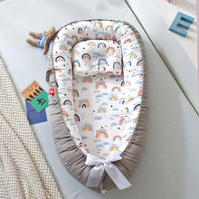 Load image into Gallery viewer, Baby Sleeping Nest Bed100% Soft Cotton Newborn Lounger Portable Crib Suitable Baby nest

