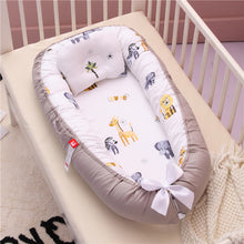 Load image into Gallery viewer, Baby Sleeping Nest Bed100% Soft Cotton Newborn Lounger Portable Crib Suitable Baby nest
