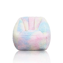 Load image into Gallery viewer, Tie-dyed kids sofa, Fluffy Toddler Chair
