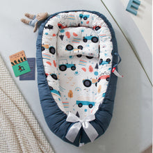 Load image into Gallery viewer, Baby Sleeping Nest Bed100% Soft Cotton Newborn Lounger Portable Crib Suitable Baby nest

