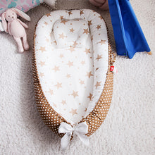 Load image into Gallery viewer, Baby Sleeping Nest Bed100% Soft Cotton Newborn Lounger Portable Crib Suitable Baby nest

