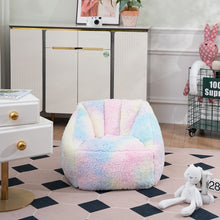 Load image into Gallery viewer, Tie-dyed kids sofa, Fluffy Toddler Chair
