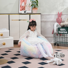 Load image into Gallery viewer, Tie-dyed kids sofa, Fluffy Toddler Chair
