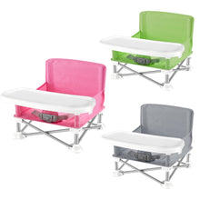 Load image into Gallery viewer, Sit Portable Booster Chair, Pink Booster Seat for Indoor/Outdoor Use Fast, Easy and Compact Fold
