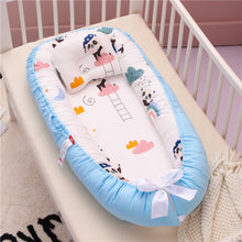 Load image into Gallery viewer, Baby Sleeping Nest Bed100% Soft Cotton Newborn Lounger Portable Crib Suitable Baby nest
