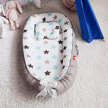 Load image into Gallery viewer, Baby Sleeping Nest Bed100% Soft Cotton Newborn Lounger Portable Crib Suitable Baby nest
